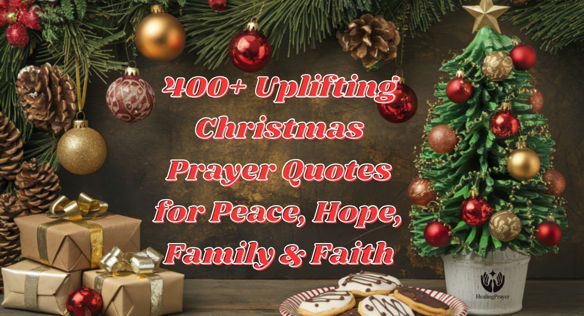 400+ Uplifting Christmas Prayer Quotes for Peace, Hope, Family & Faith