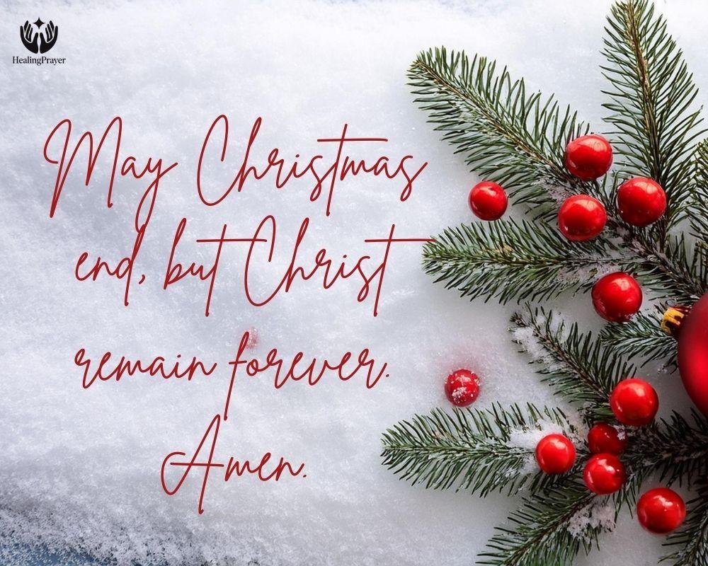 A Final Christmas Blessing to Carry Forward