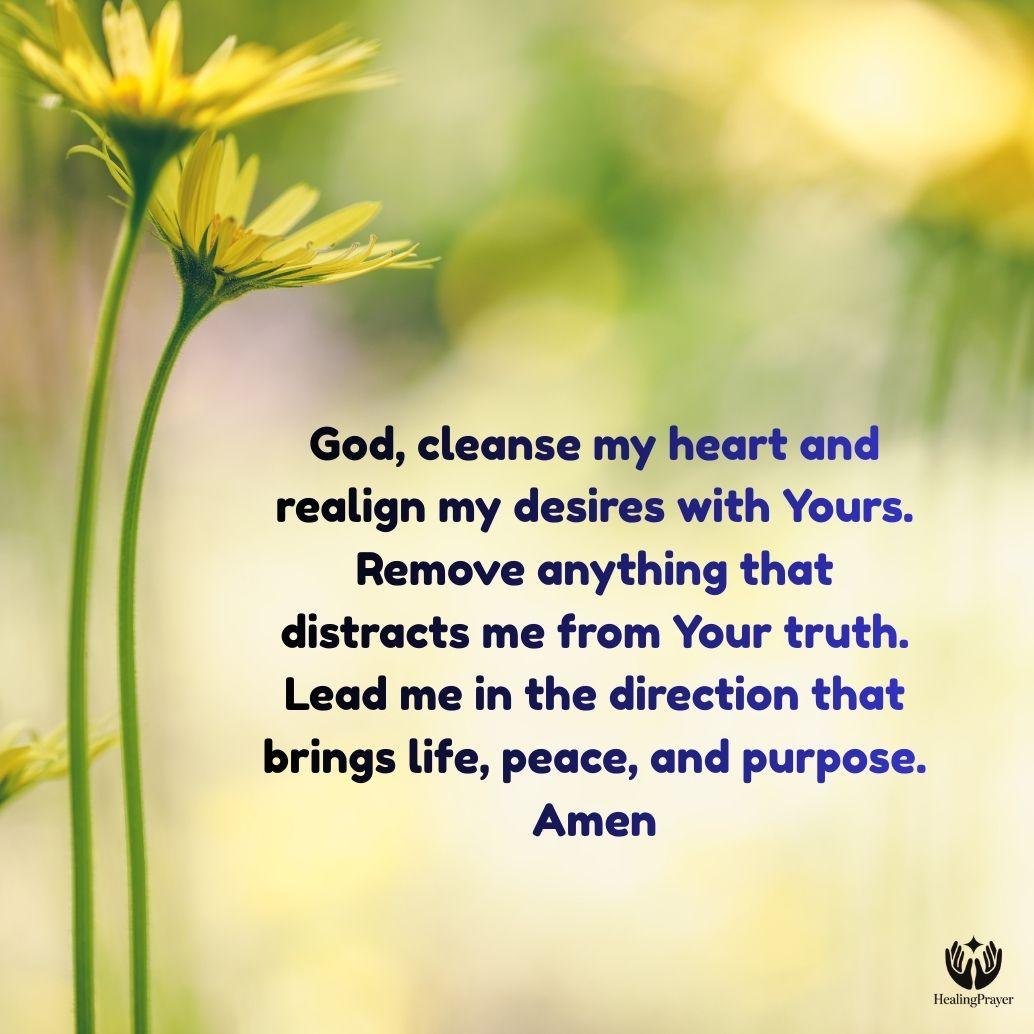A Prayer for a Clean Heart and New Direction