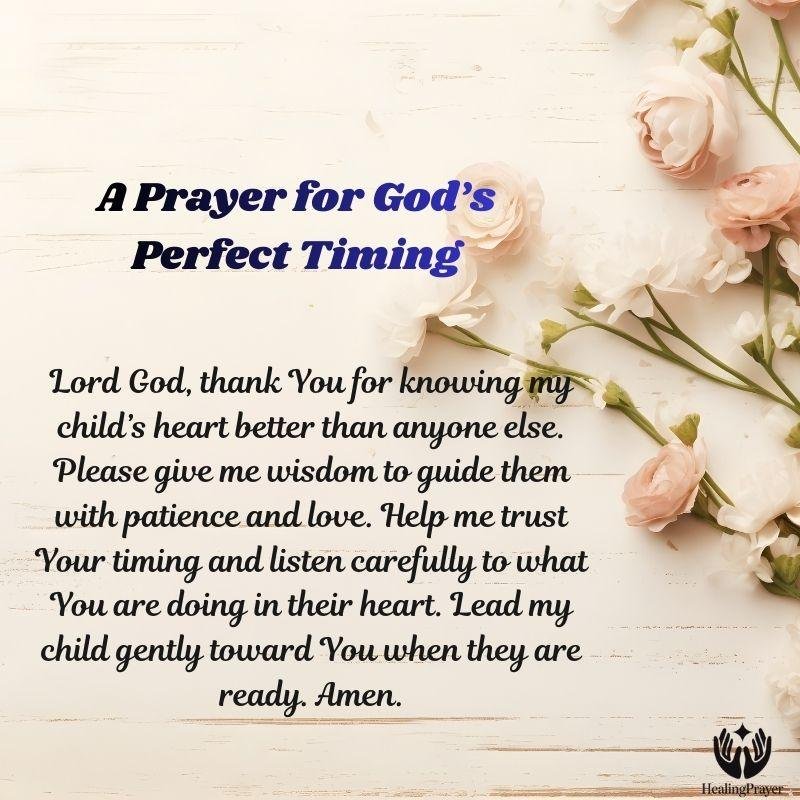A Prayer for God’s Perfect Timing
