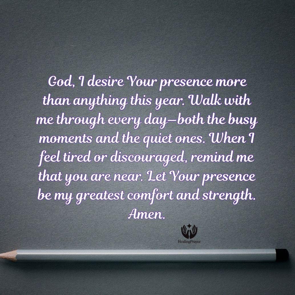 A Prayer for God’s Presence Every Day