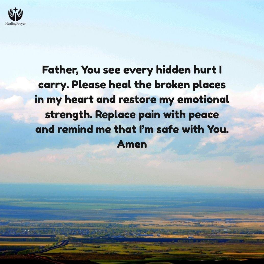 A Prayer for Inner Healing and Emotional Restoration