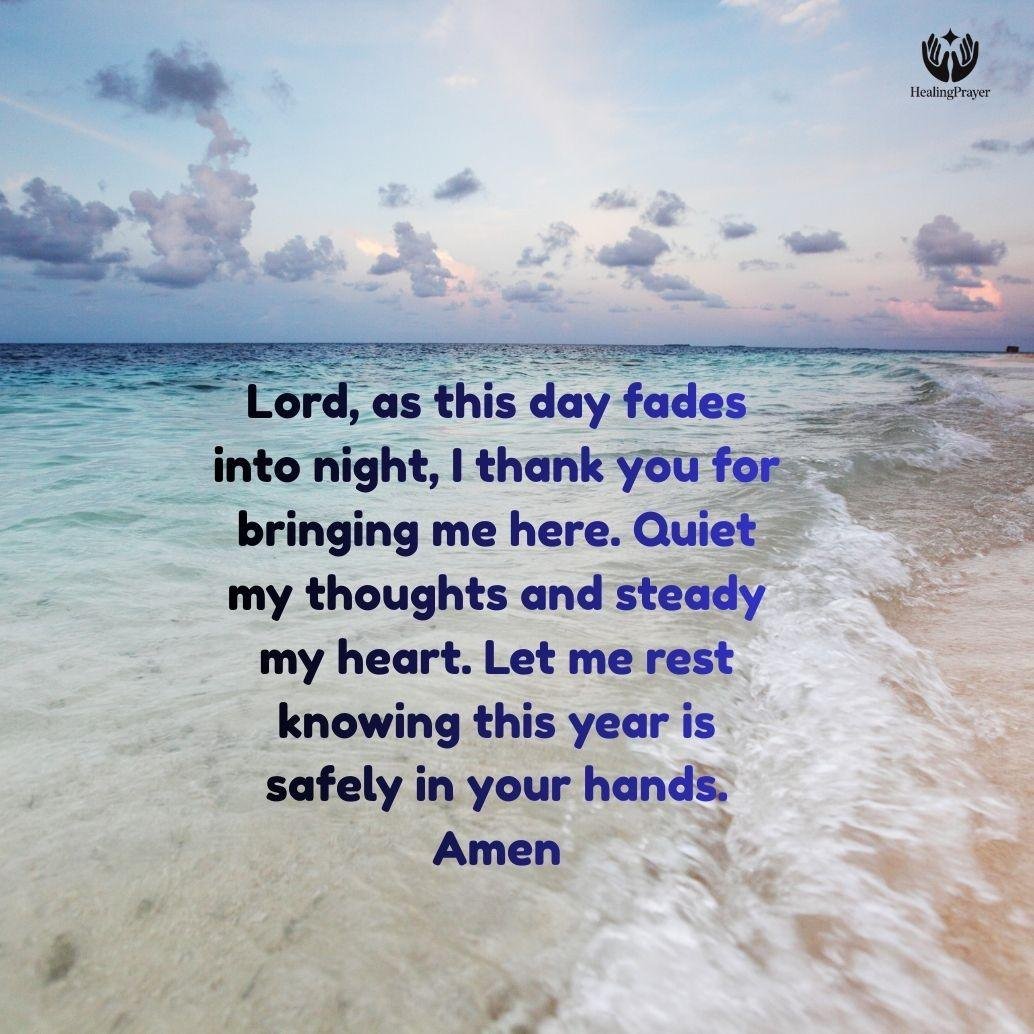 A Short Prayer for the Final Evening of the Year