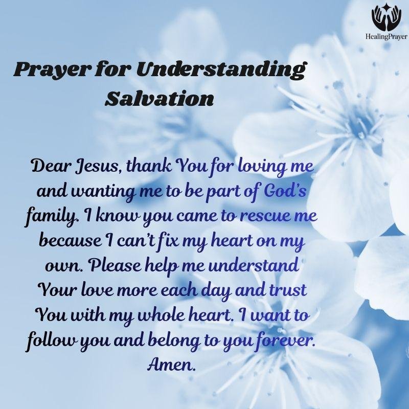 A Simple Prayer for Understanding Salvation