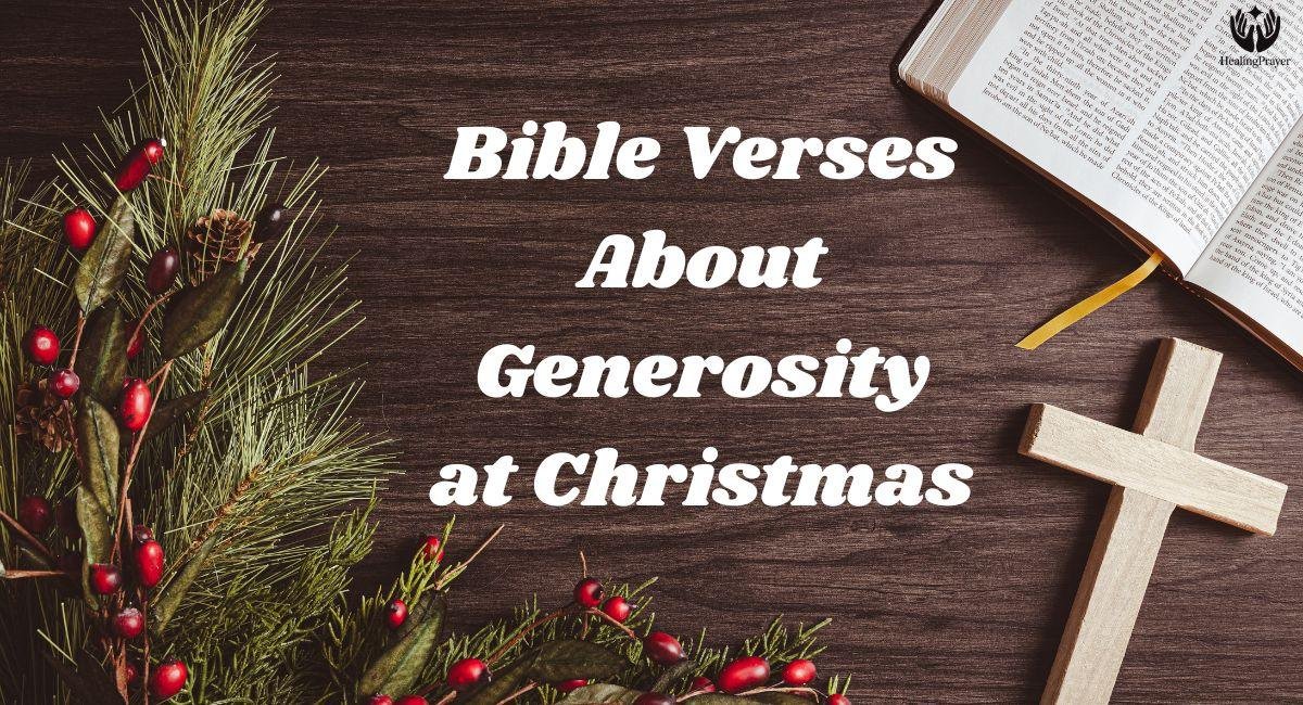 Bible Verses About Generosity at Christmas