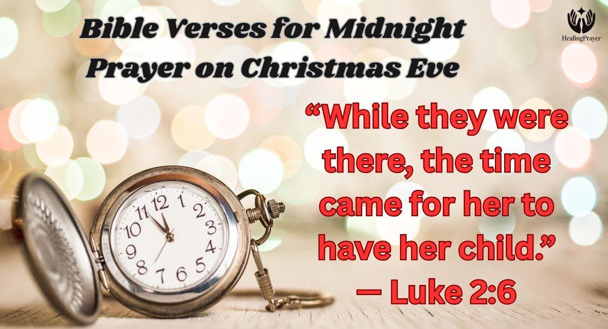 Bible Verses for Midnight Prayer on Christmas Eve