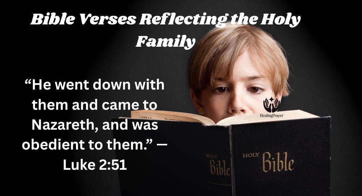 Bible Verses Reflecting the Holy Family
