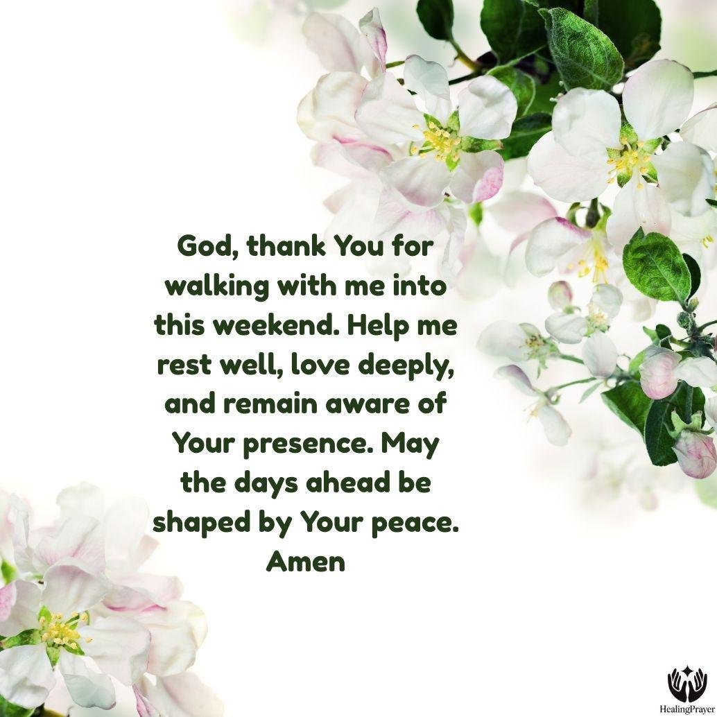 Final Friday Encouragement: Walking Into the Weekend With God