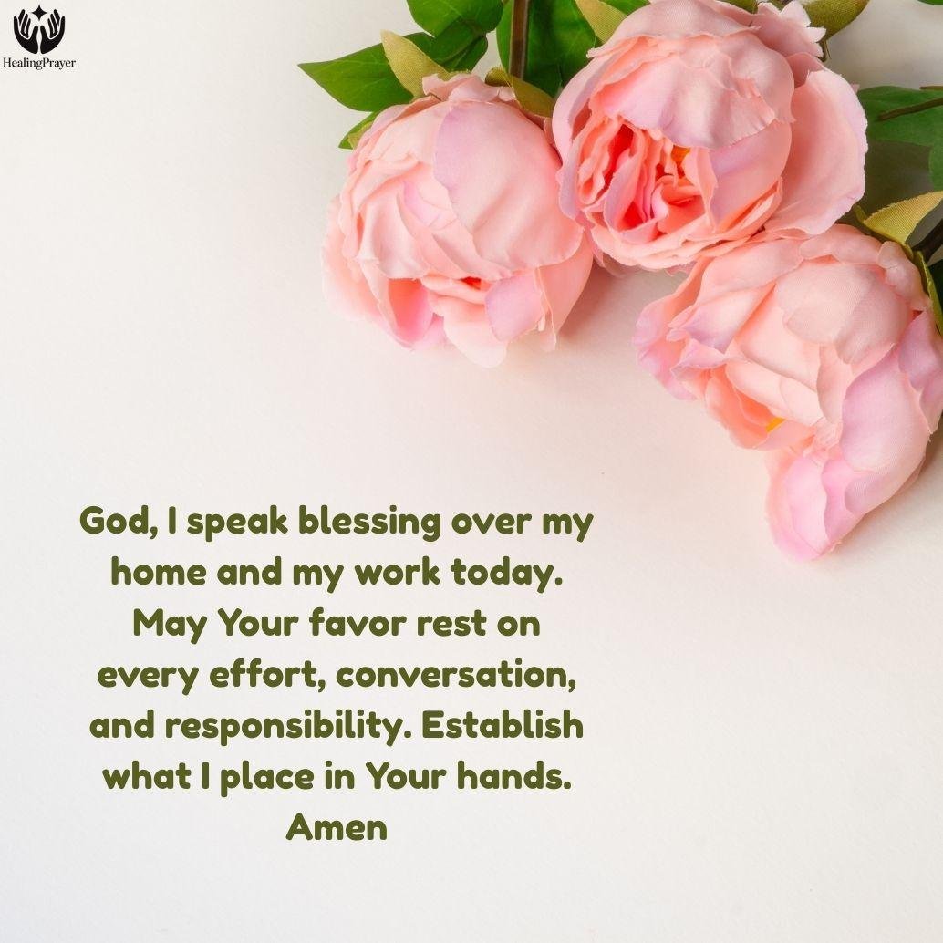 Friday Blessings Spoken Over Your Home and Work