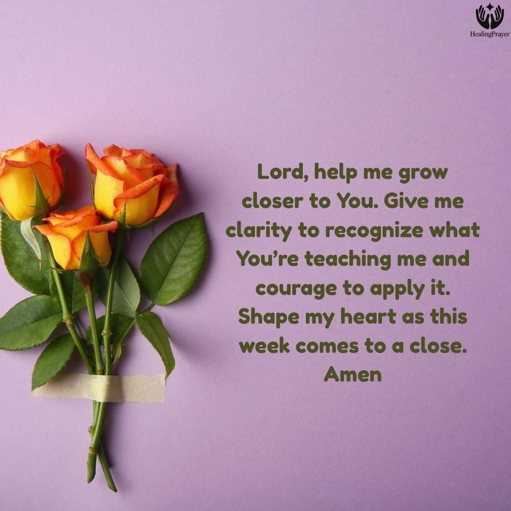 Friday Morning Prayer for Spiritual Growth and Clarity