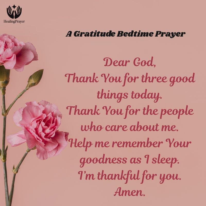 Gratitude Bedtime Prayer Activity for Kids