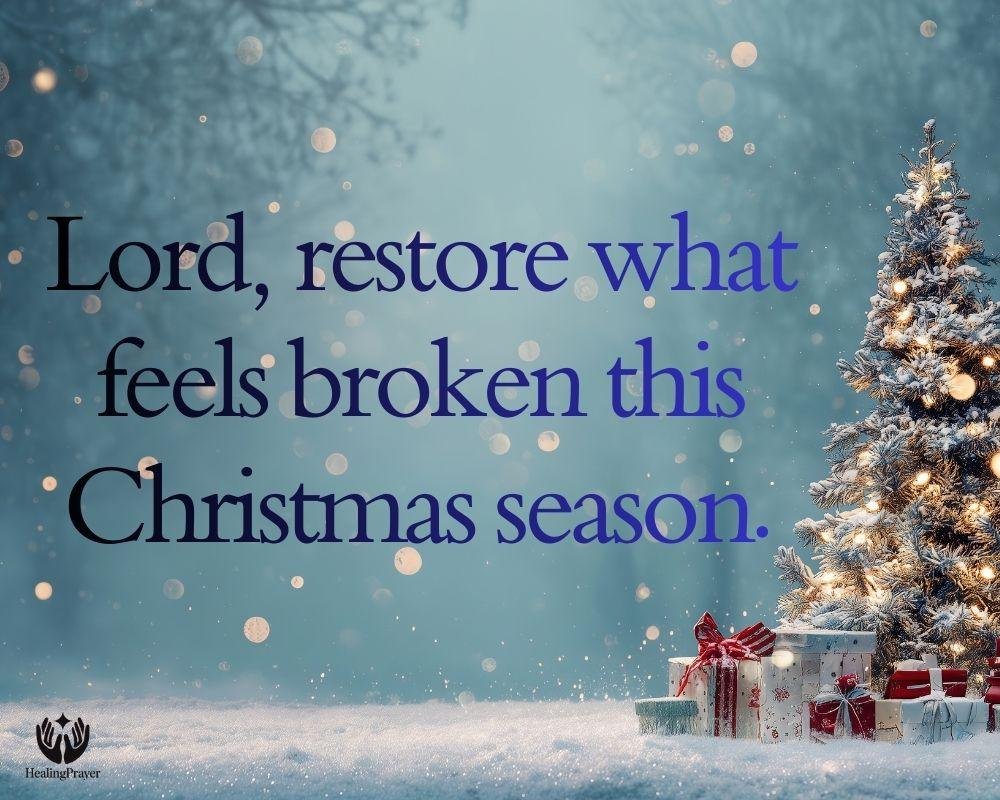 Healing Prayers for the Christmas Season