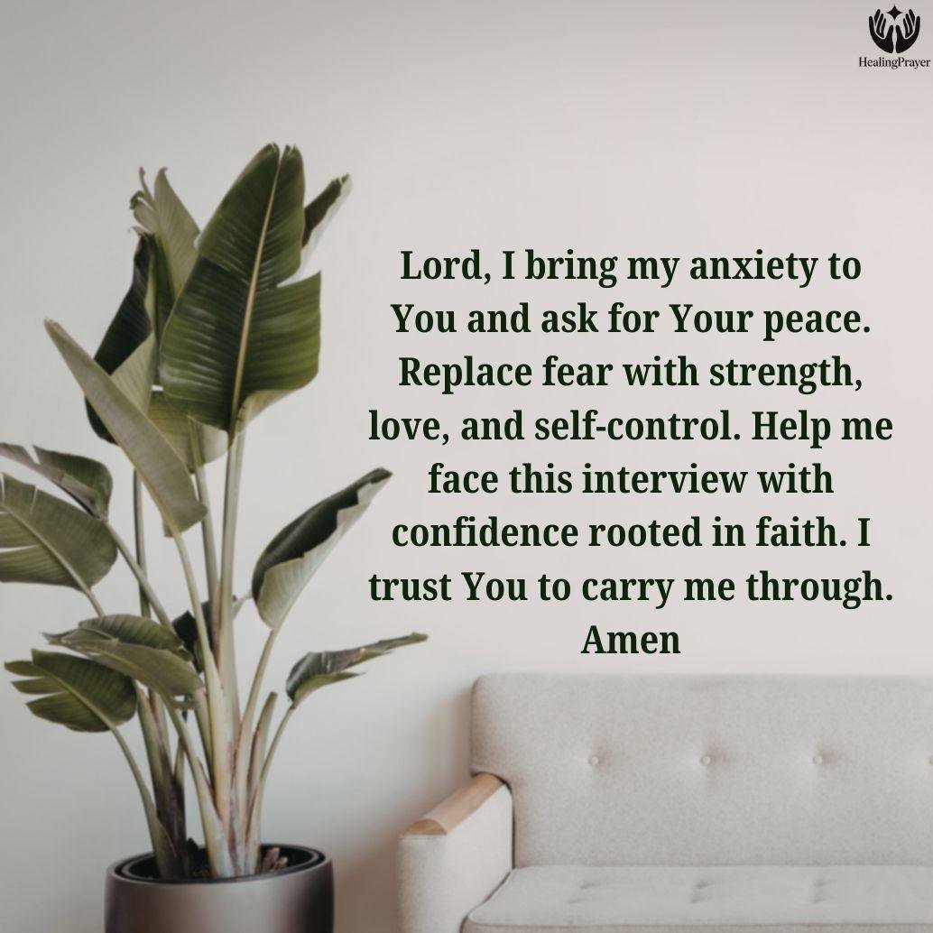 How to Overcome Job Interview Anxiety With Faith