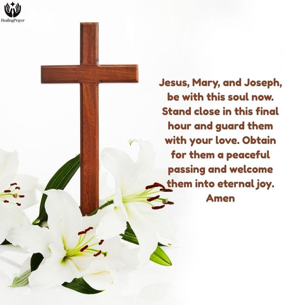 Jesus, Mary, and Joseph Prayer for a Happy Death