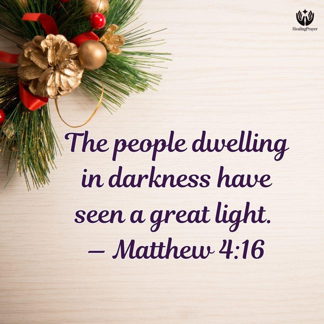 Matthew 4:16 — Light for Those in Darkness