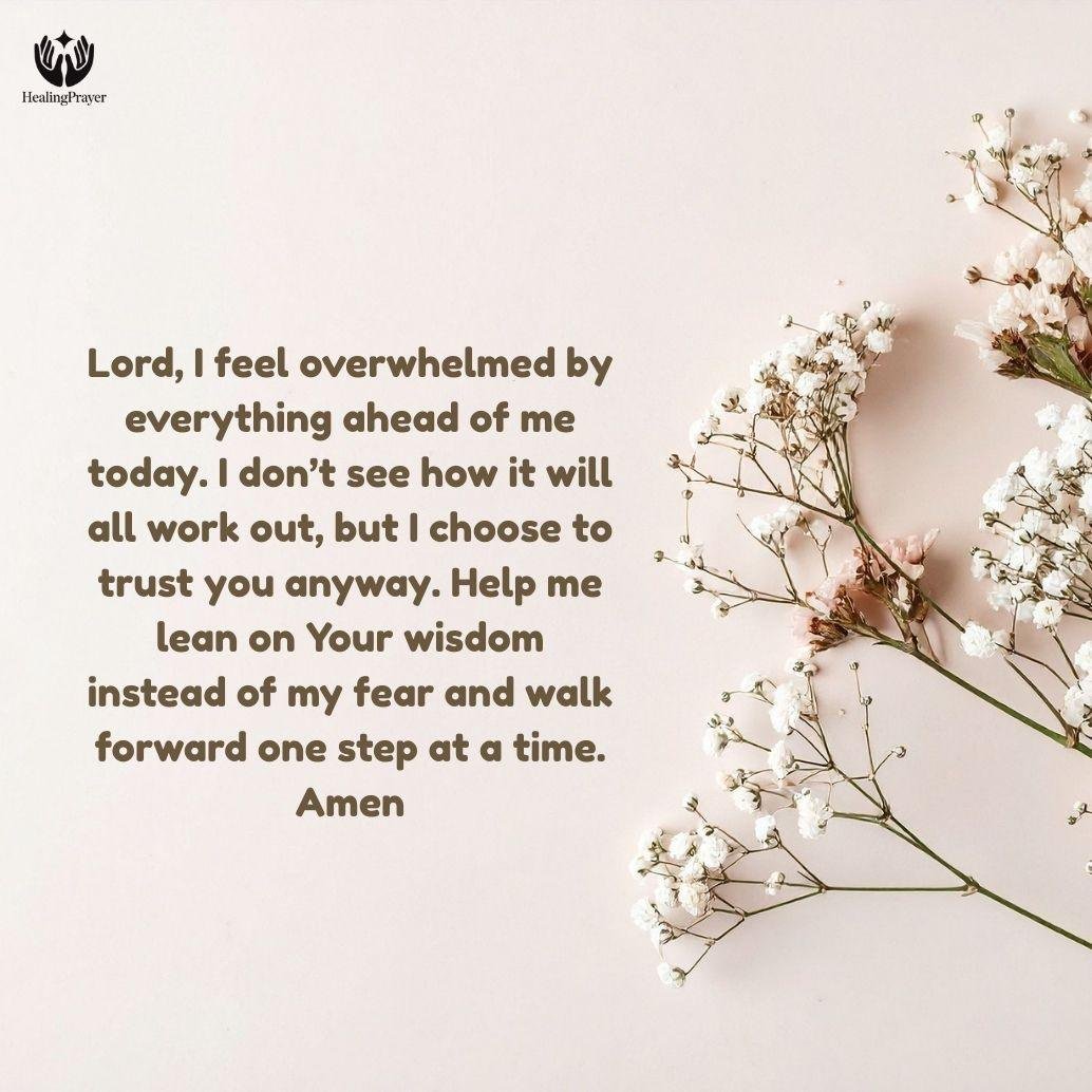 Morning Prayer for Trust When You Feel Overwhelmed