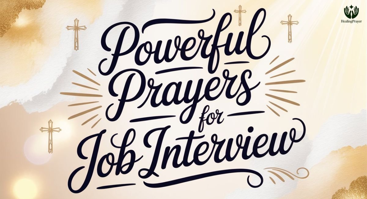 Powerful Prayers for Job Interview