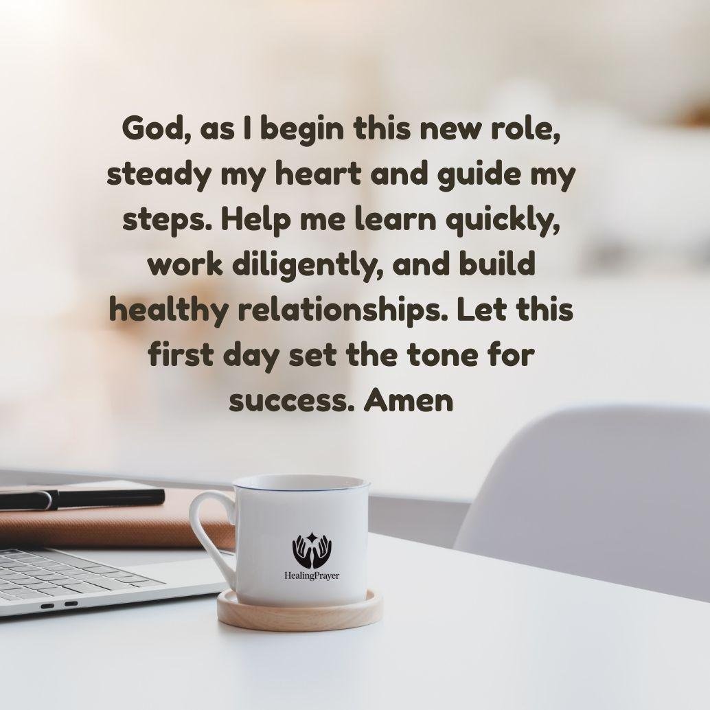 Prayer Before First Day at a New Job