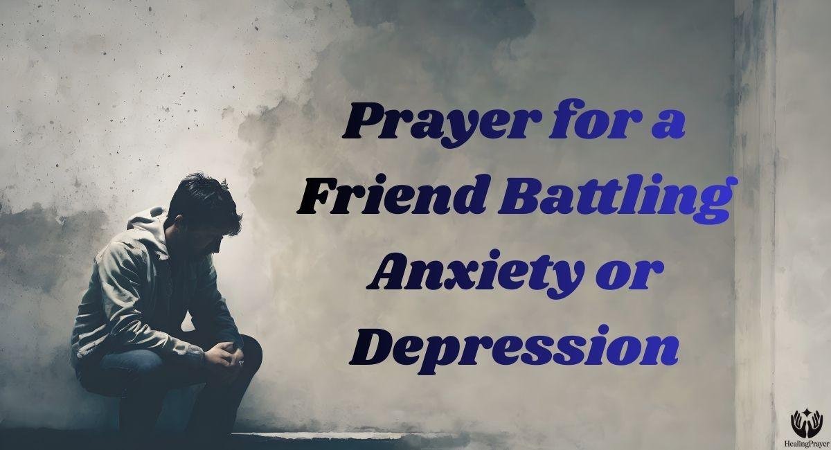 Prayer for a Friend Battling Anxiety or Depression