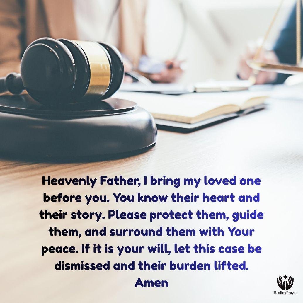 Prayer for a Loved One’s Court Case to Be Dismissed