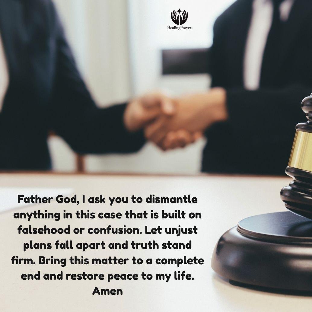 Prayer for Court Case to Be Thrown Out Completely
