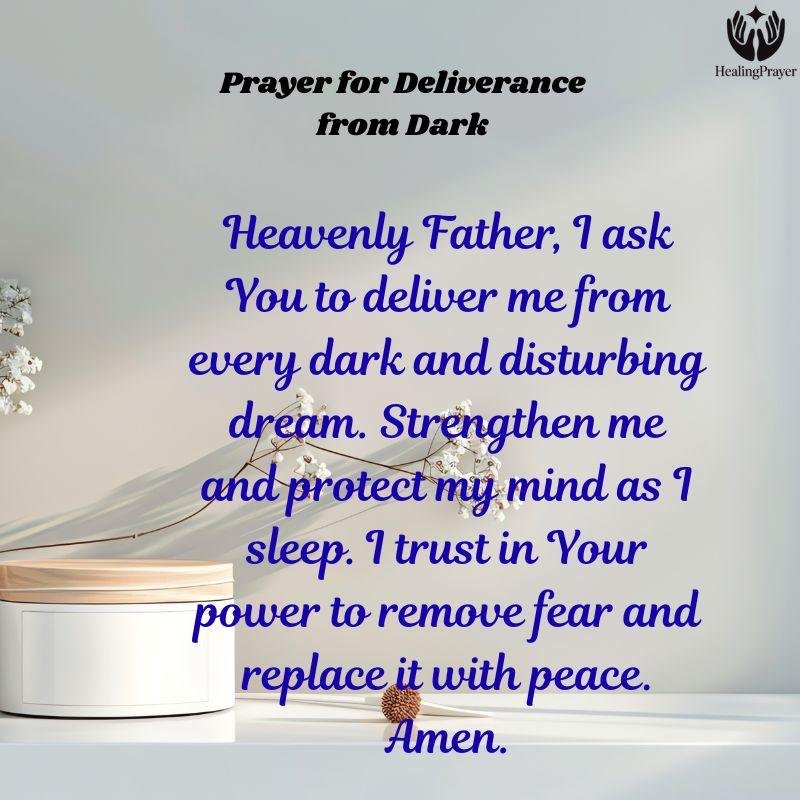 Prayer for Deliverance from Dark and Disturbing Dreams