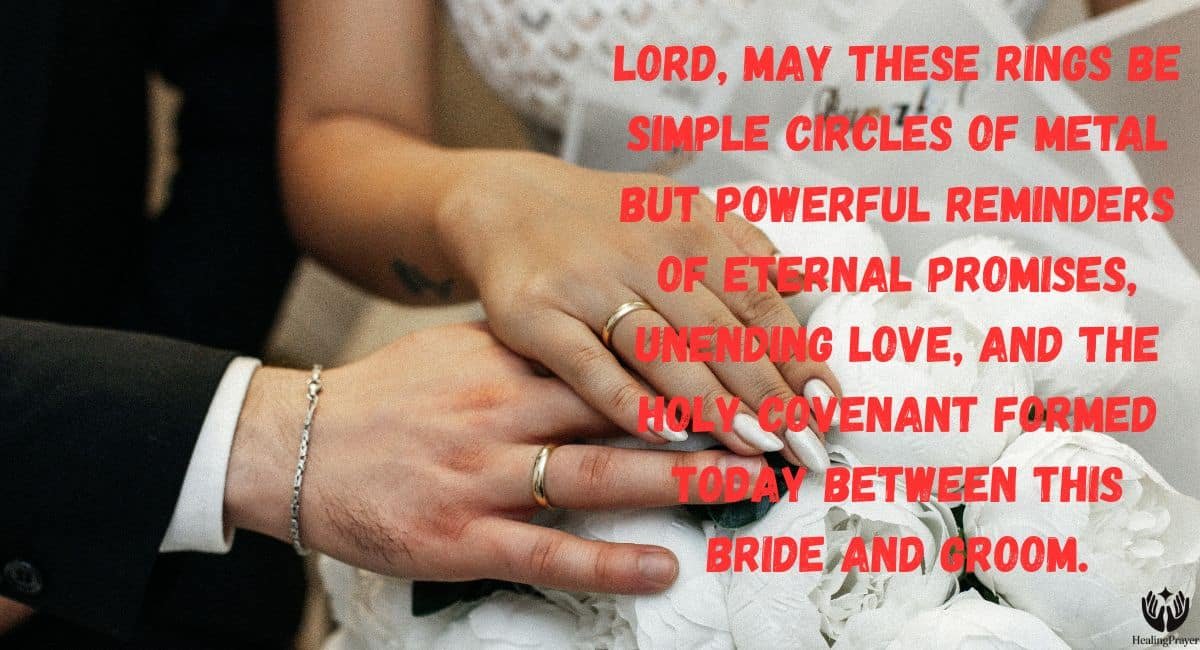 Prayer for Marriage Vows & Rings Exchange