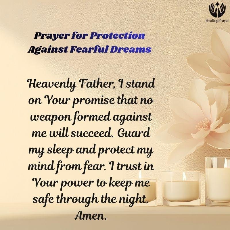Prayer for Protection Against Fearful Dreams