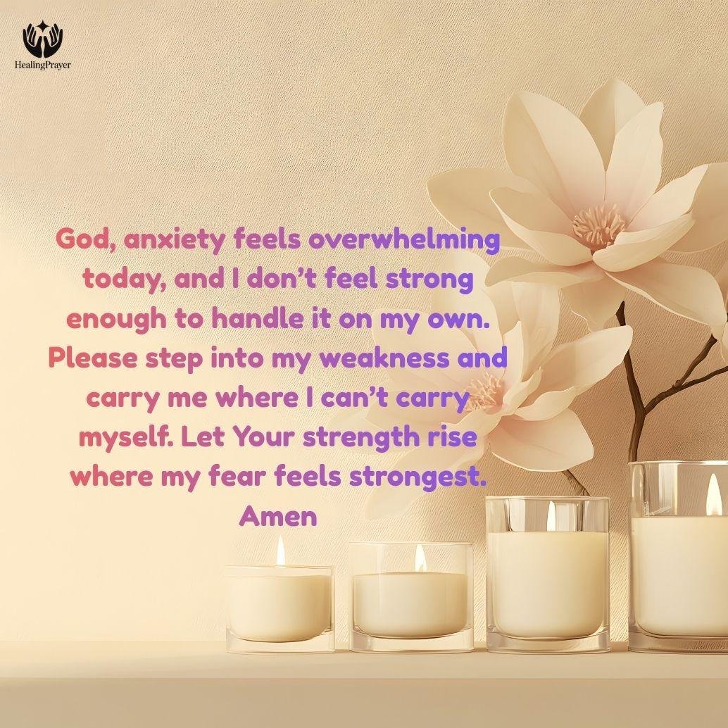 Prayer for Strength When Anxiety Feels Crippling