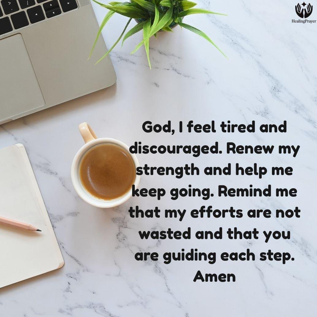 Prayer to Overcome Discouragement in Job Search