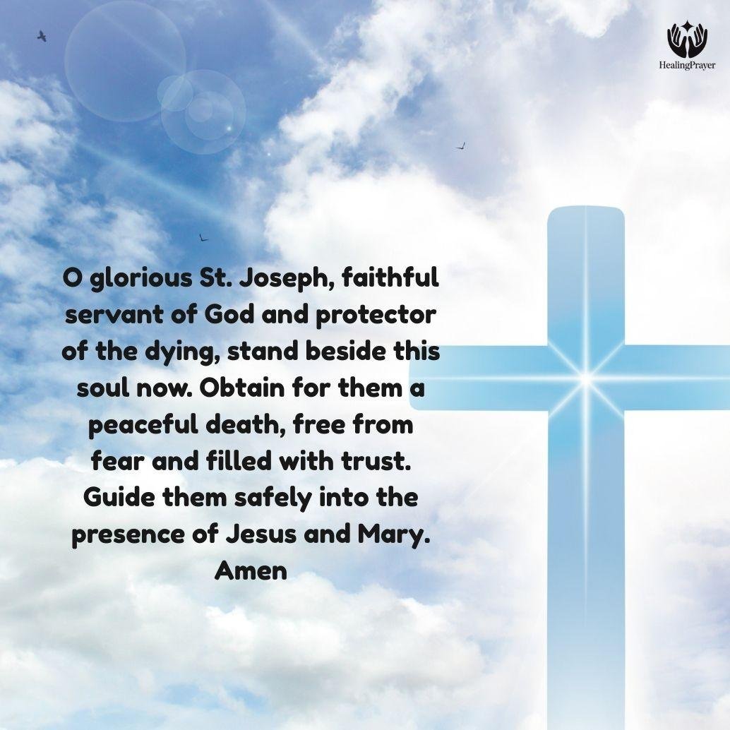 Prayer to St. Joseph, Patron of a Happy Death