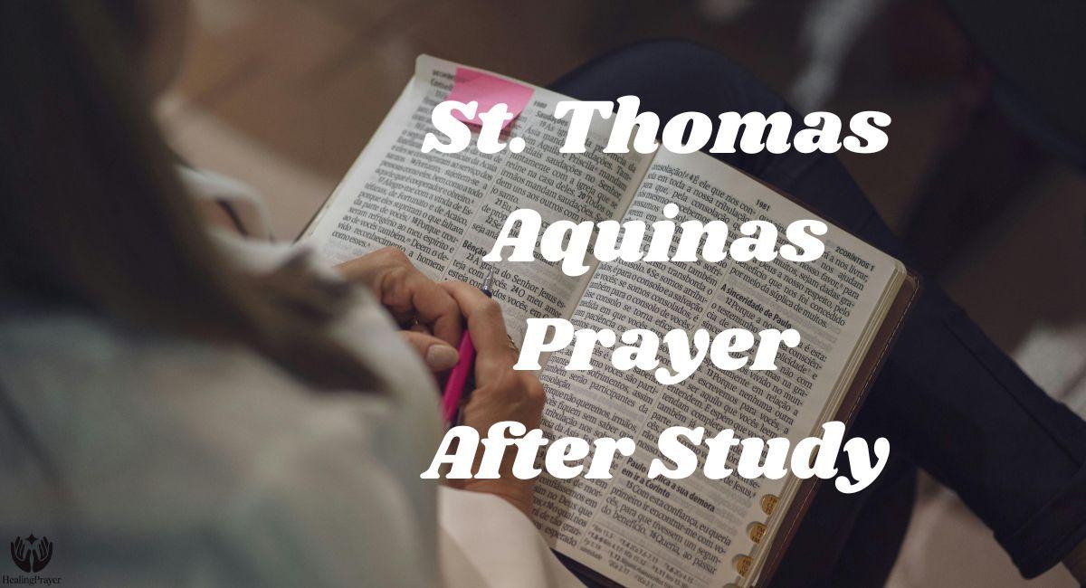 30+ Powerful St. Thomas Aquinas Student Prayers
