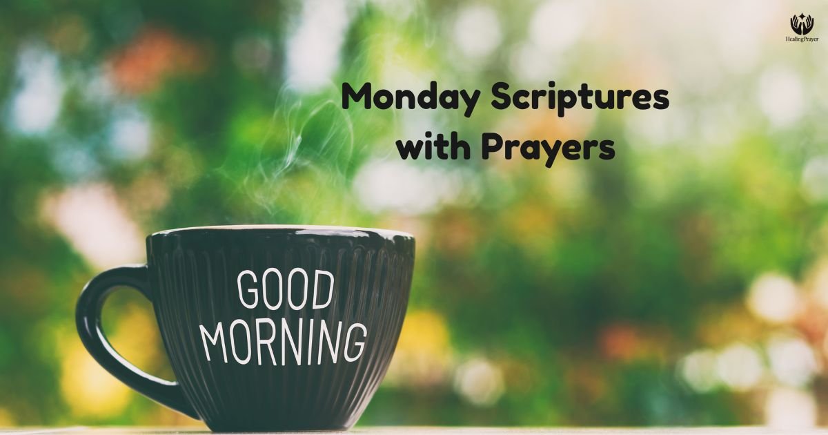 Monday Scriptures with Prayers to begin the week with peace and faith
