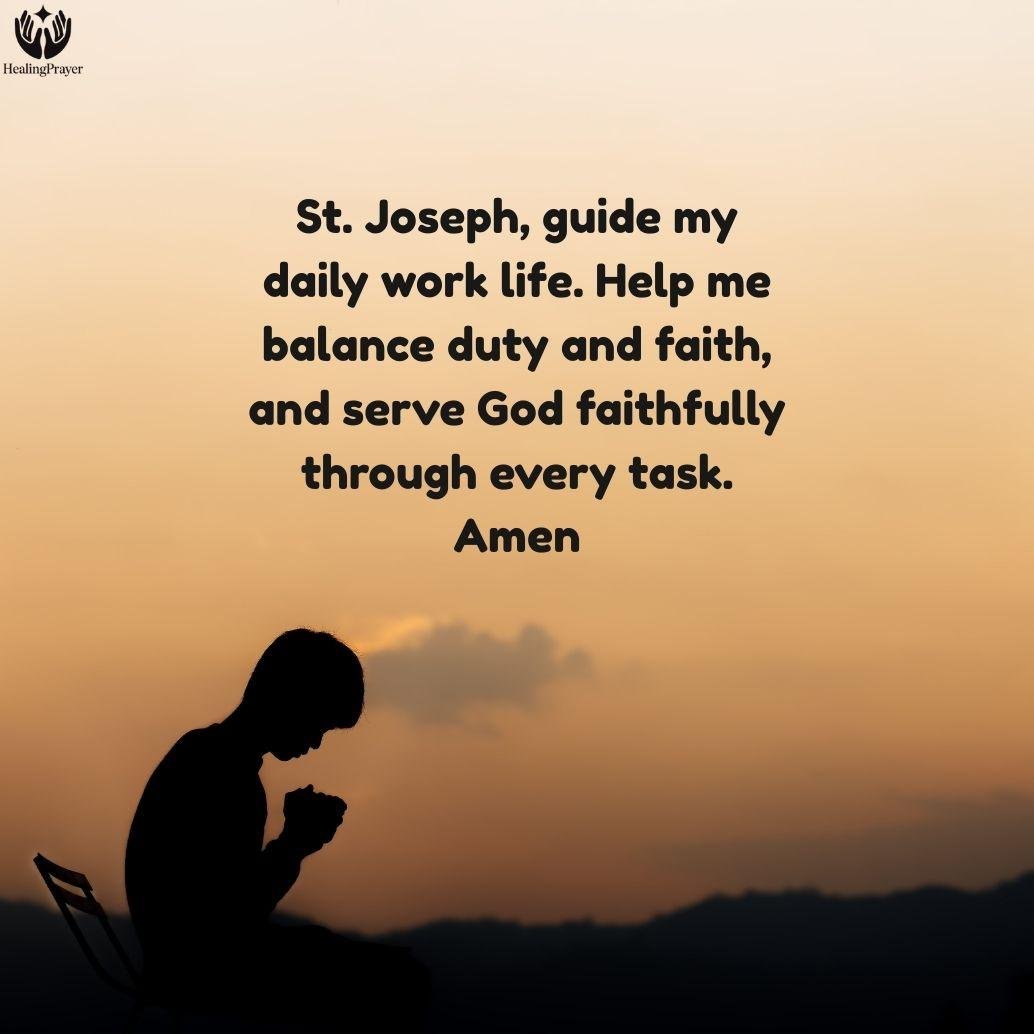 A Catholic Prayer to St. Joseph for Daily Work Life