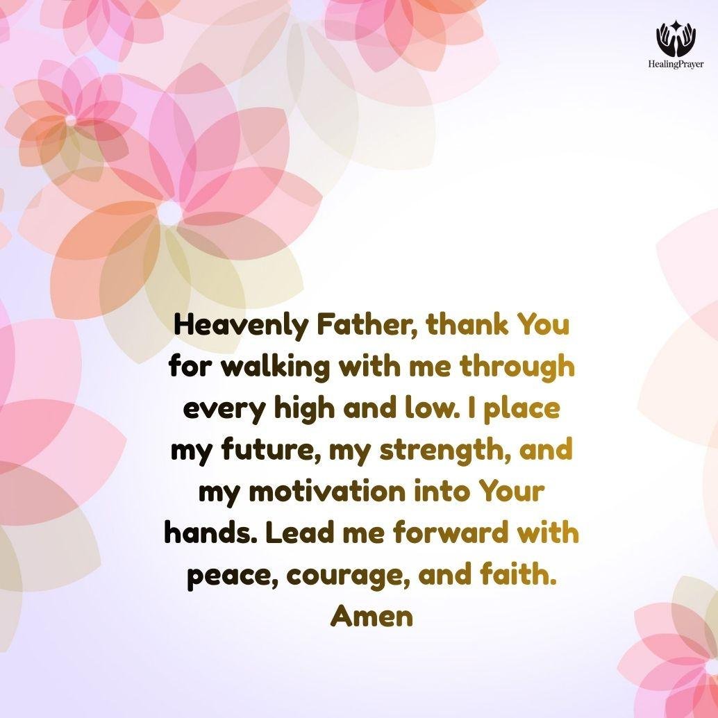 A Final Encouragement Prayer to Carry You Forward