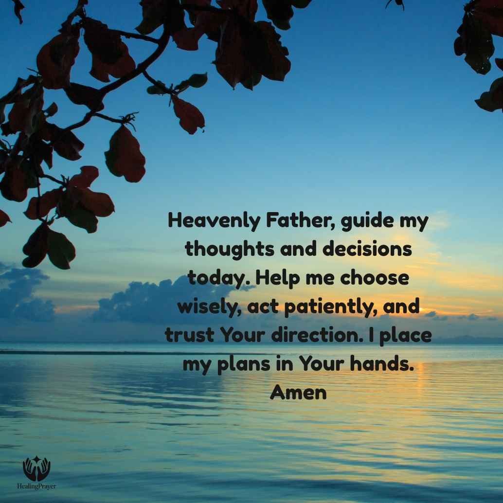 A Tuesday Prayer for Guidance in Work, Decisions, and Plans