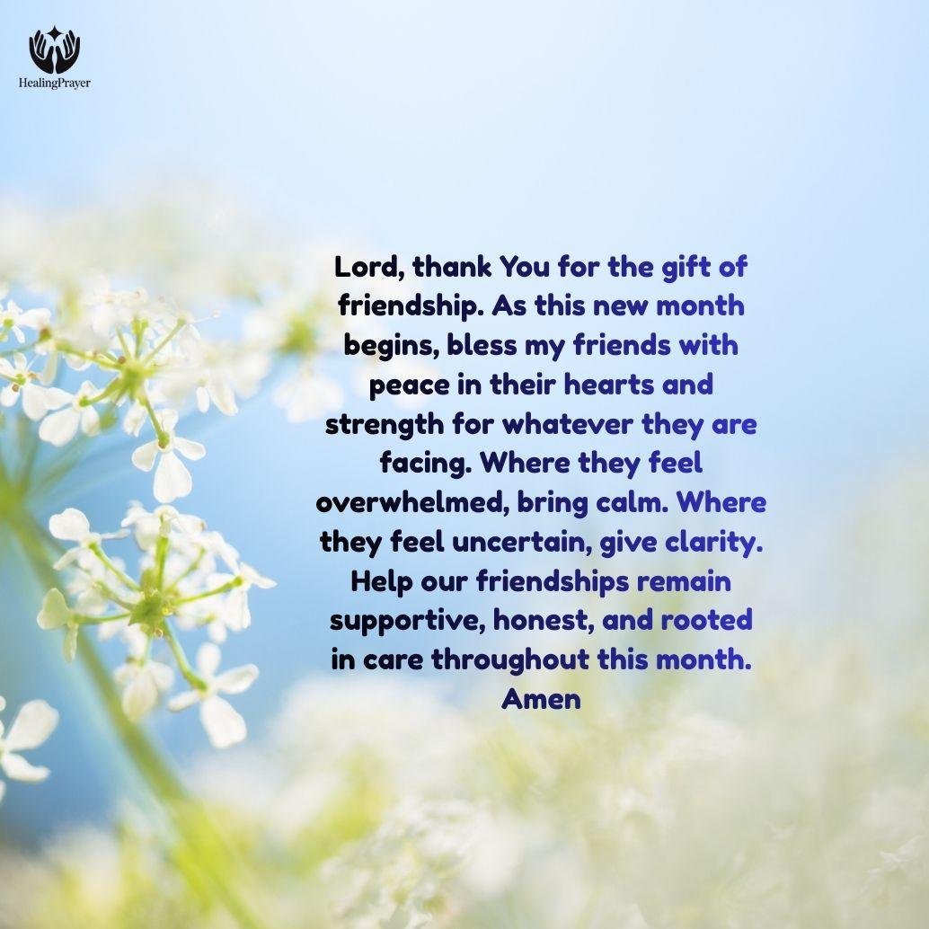 Happy New Month Messages for Friends