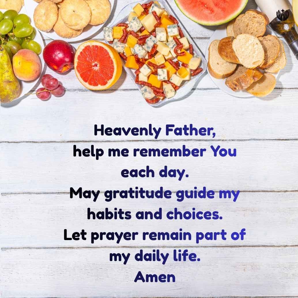 Making Mealtime Prayer a Daily Habit