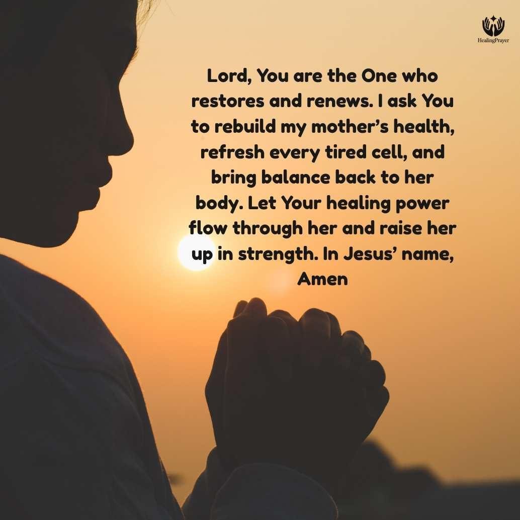 Powerful Prayer for Mother’s Health Restoration