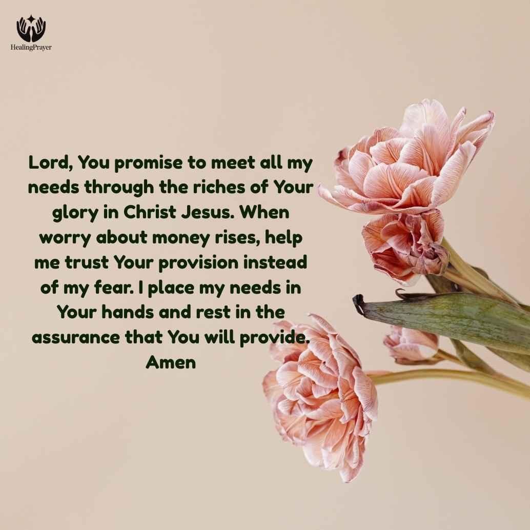 Prayer for Financial Anxiety and Provision