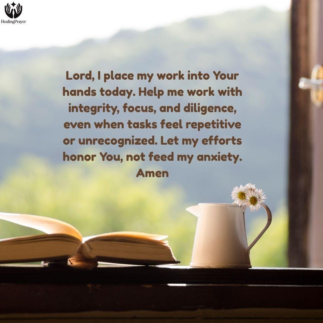 Prayer for Motivation at Work and Productivity
