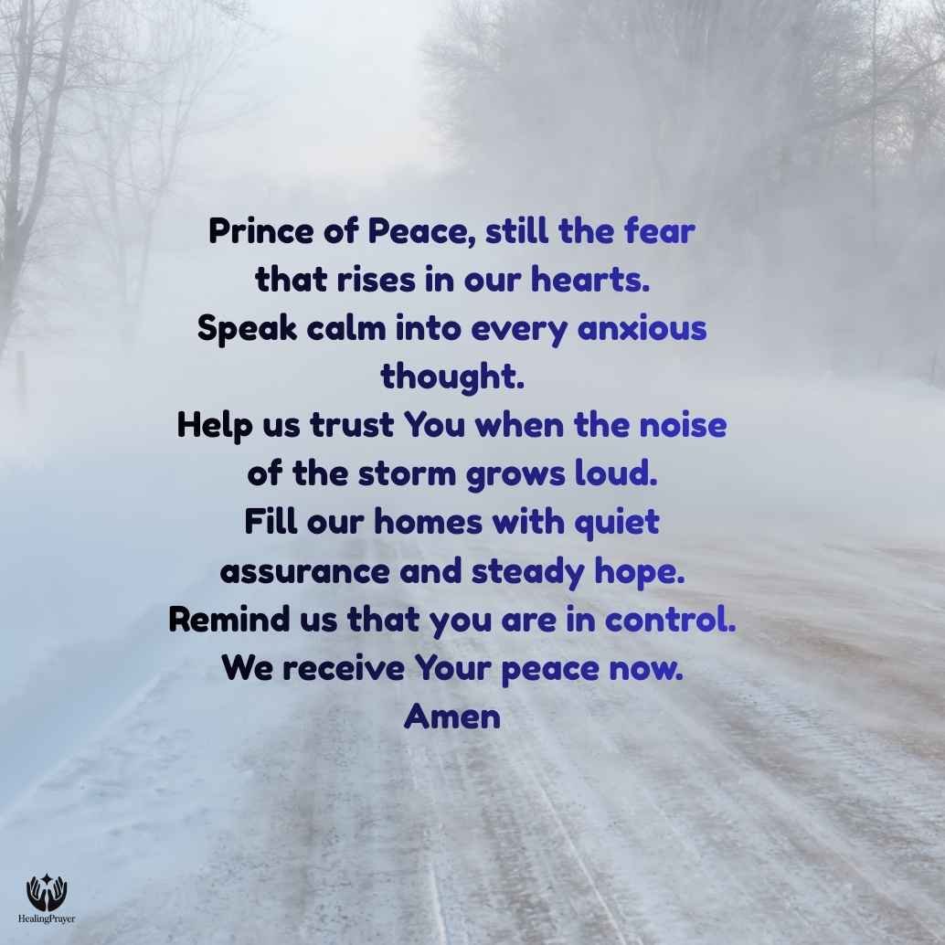 Prayer for Peace in Chaos and Fear
