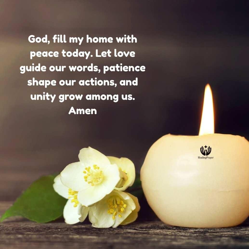 Prayer for Peace in the Home