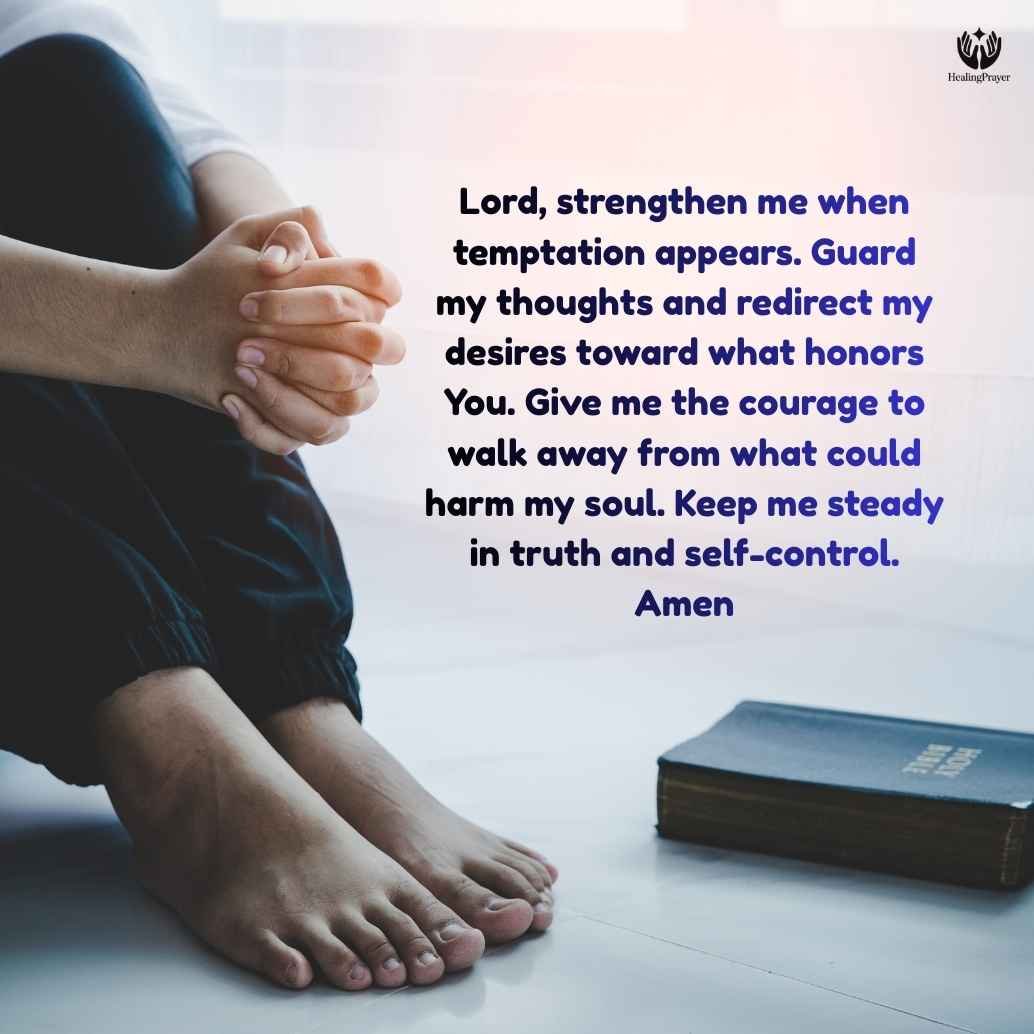 Prayer for Protection from Temptation and Sin