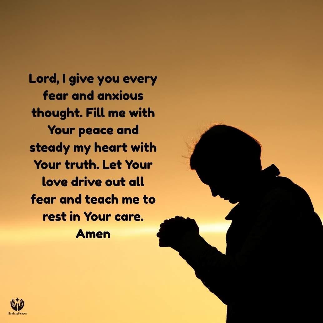 Prayer for Victory Over Fear and Anxiety