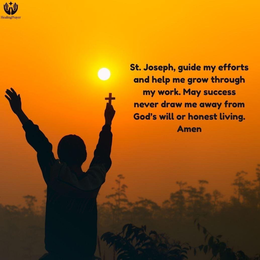 Prayer to St. Joseph for Success in Work