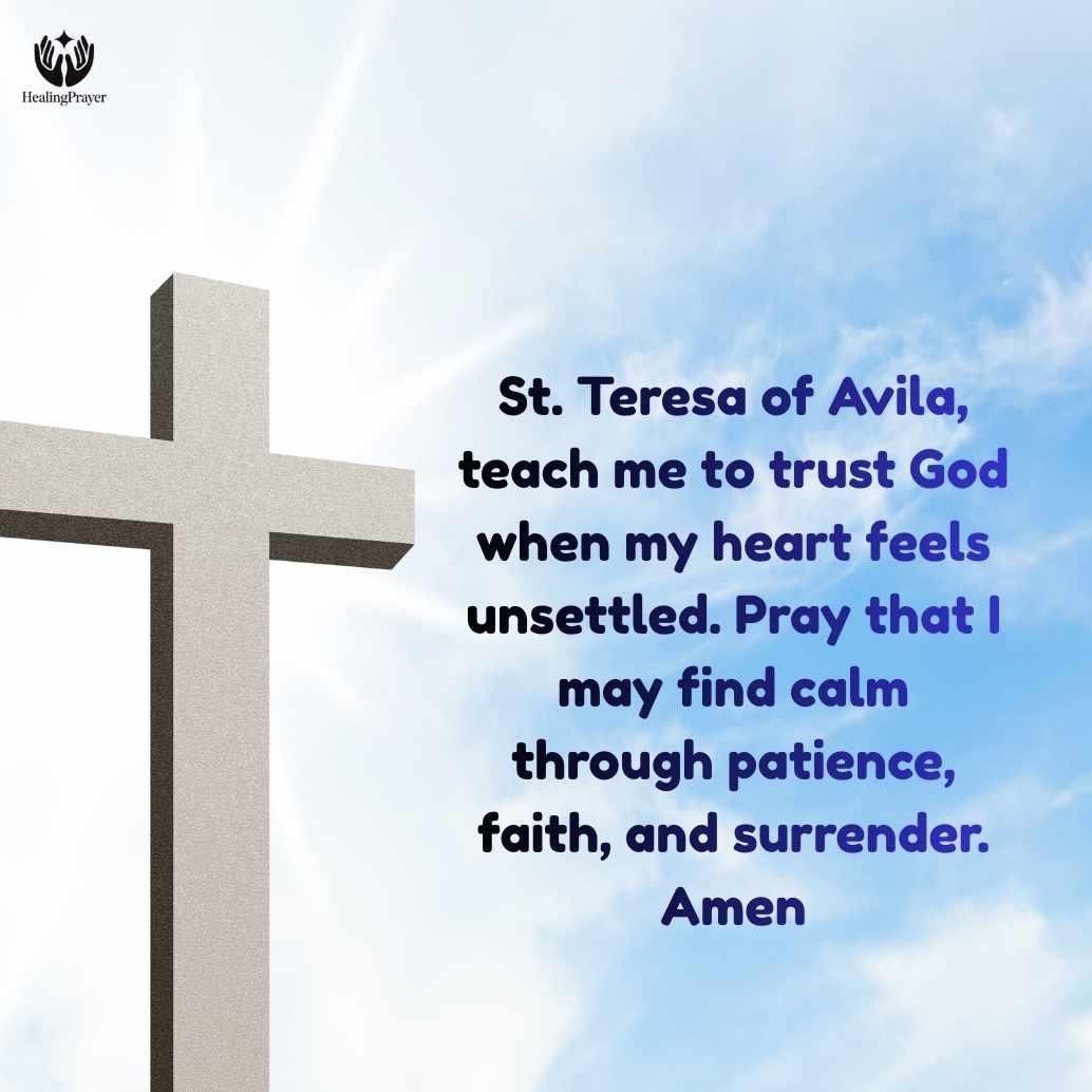 Prayer to St. Teresa of Avila for Inner Calm