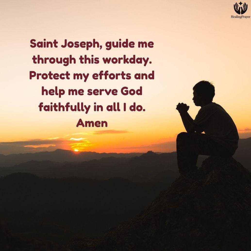 Short Morning Prayer to St. Joseph for a Blessed Workday