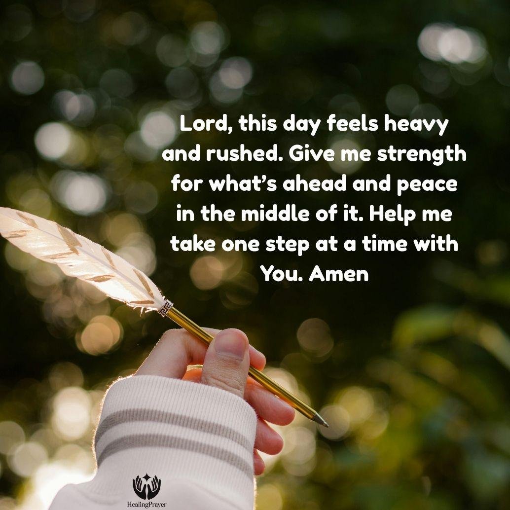 Short Prayer for Motivation on Busy or Difficult Days