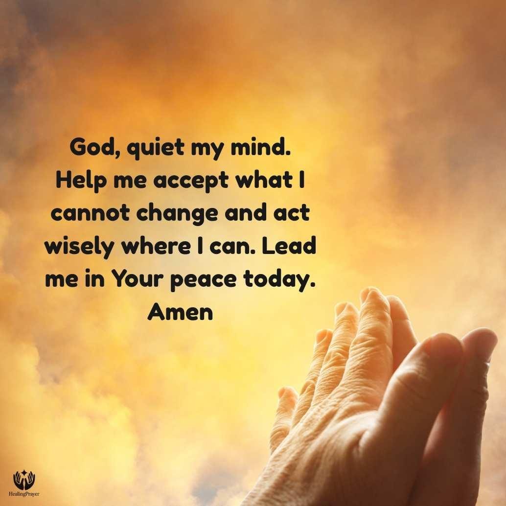Short Serenity Prayer Version